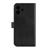 RadiCover iPhone 16 Plus Anti Radiation Vegan Leather Flip Case with Wallet - MagSafe Compatible - Black