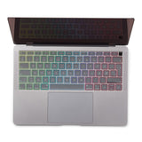 Philbert MacBook Air (A1932) Keyboard Case w. Nordic Keyboard - Transparent / Rainbow