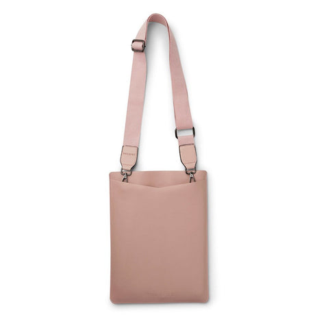 Philbert UltraSlim Vegan Leather Sleeve w. Strap for MacBook / Laptop 16" (36,5 x 26 x 2 cm) - Pink