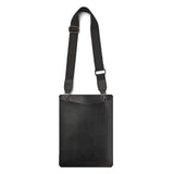 Philbert UltraSlim Vegan Leather Sleeve w. Strap for MacBook / Laptop 14" (32,0 x 23,5 x 2 cm) - Black