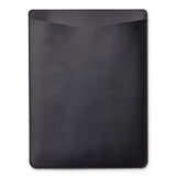 Philbert UltraSlim Vegan Leather Sleeve w. Strap for MacBook / Laptop 16" (36 x 26 x 2 cm) - Black