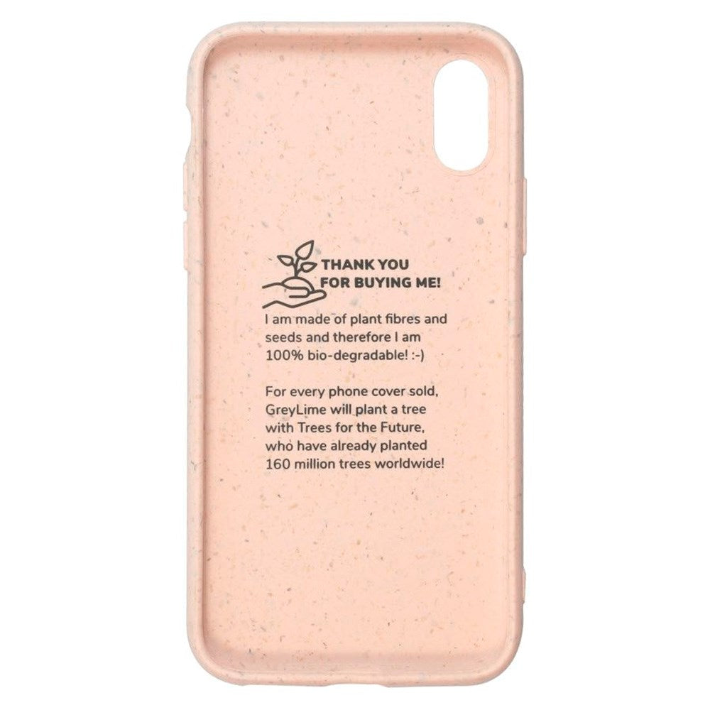 iPhone X / XS GreyLime 100% Plant-Based Case - Pink - Buy a Case & Plant a Tree