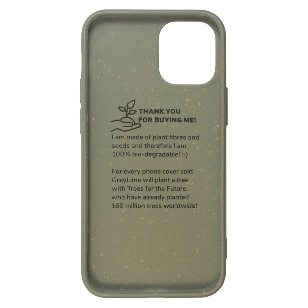 iPhone 12 Mini GreyLime 100% Plant-Based Case - Green - Buy a Case & Plant a Tree