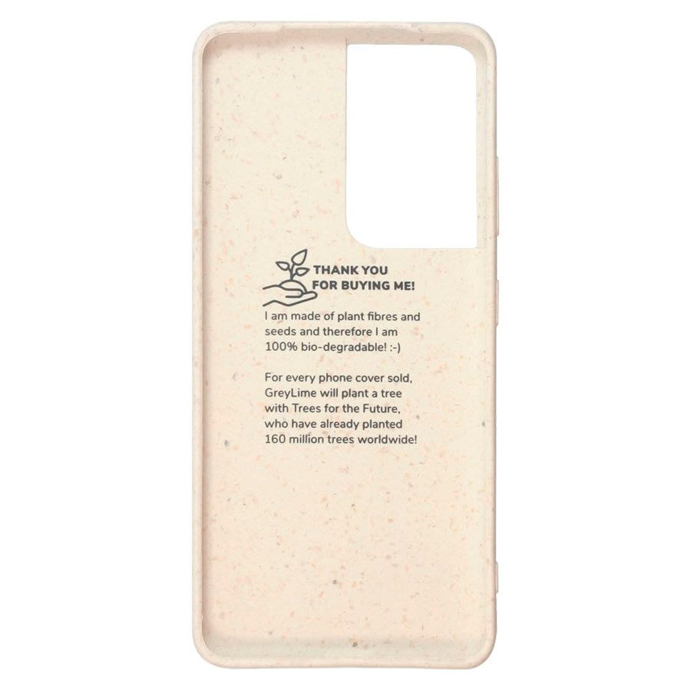 Samsung Galaxy S21 Ultra GreyLime 100% Plant-Based Case - Beige - Buy a Case & Plant a Tree