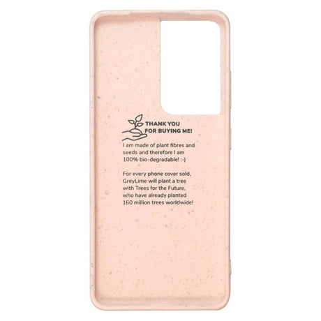 Samsung Galaxy S21 Ultra GreyLime 100% Plant-Based Case - Pink - Buy a Case & Plant a Tree
