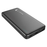 Lippa 18W Powerbank with USB-C & USB-A - 10,000 mAh - Black