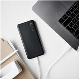 Lippa 10.5W w. USB-A Powerbank 10,000 mAh - Black