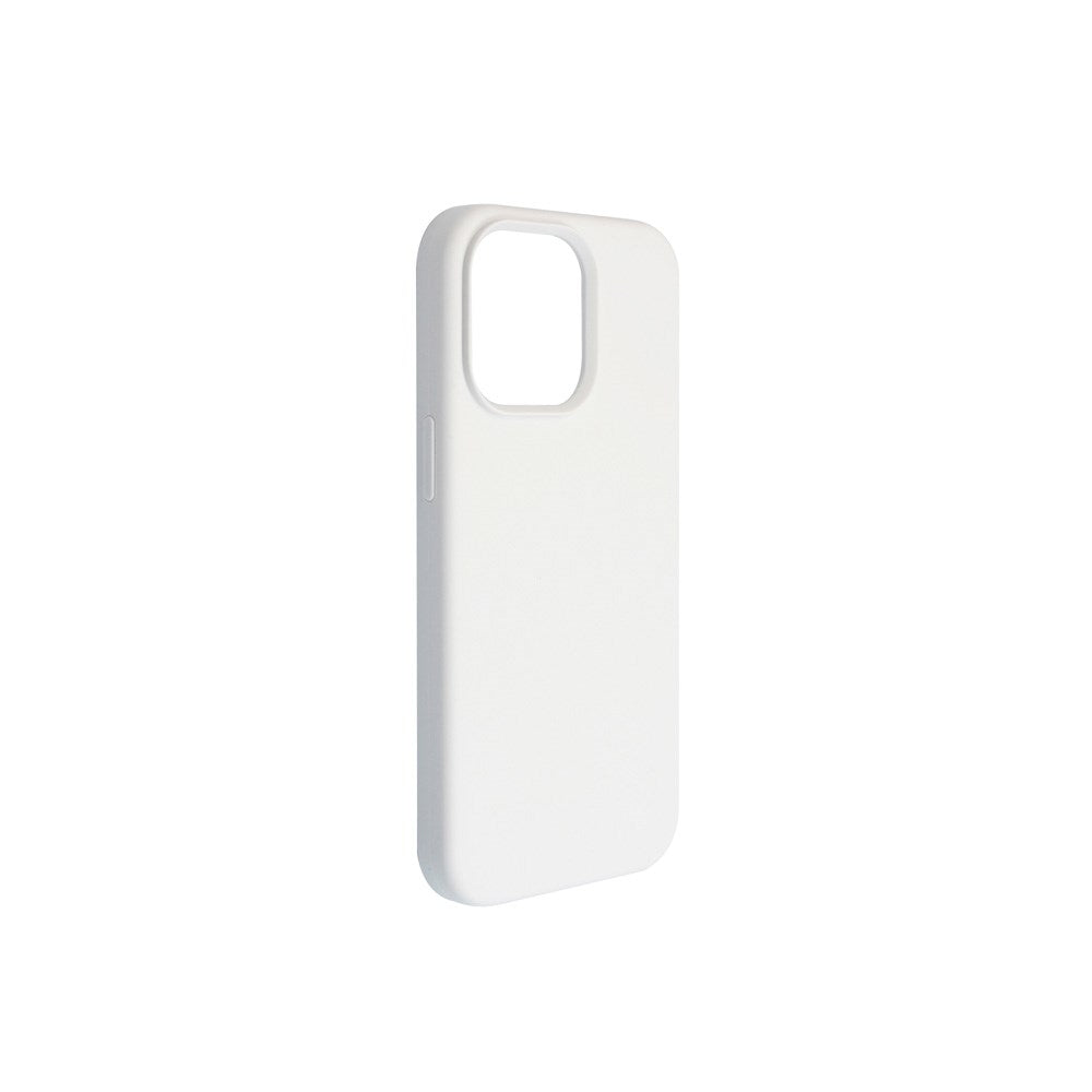 GreenMind iPhone 13 Pro Lined Silicone Case - White