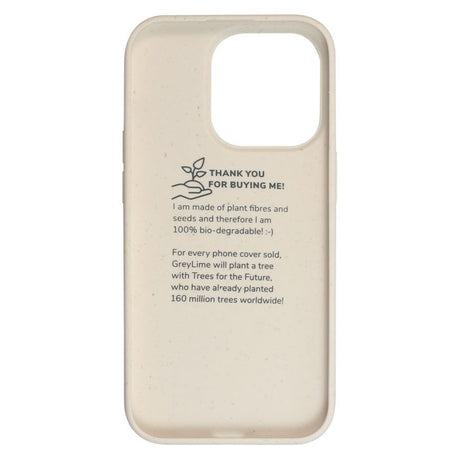 iPhone 14 Pro GreyLime 100% Plant-based Case - Beige - Buy a Case & Plant a Tree