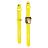 Apple Watch (42/44/SE/45/46/49mm) Lippa Silicone Watch Strap - Yellow