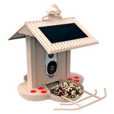 HiBirds WiFi Bird Feeder with Camera - Light Brown