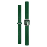 Lippa Apple Watch (38/40/SE/41/42mm) Magnetic Leather Strap - Dark Green