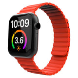 Lippa Apple Watch (38/40/SE/41/42mm) Magnetic Silicone Strap - Red