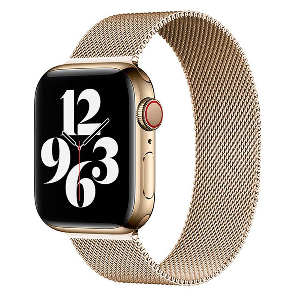 Lippa Apple Watch (38/40/SE/41/42mm) Magnetic Stainless Steel Strap - Gold