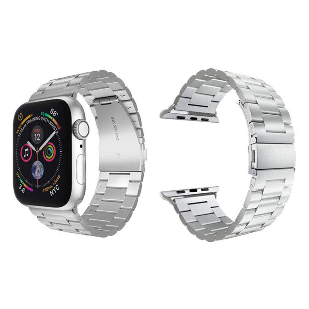 Lippa Apple Watch (38/40/SE/41/42mm) Stainless Steel Strap - Silver