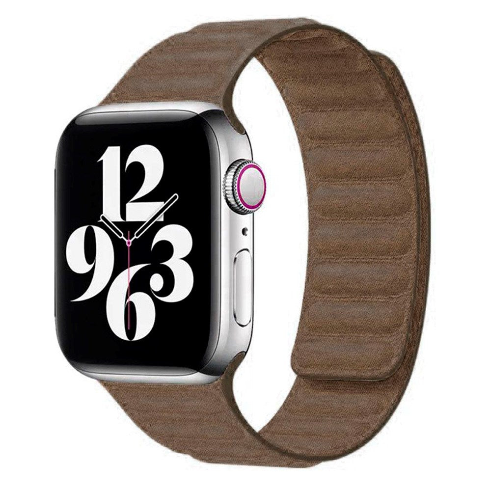 Apple Watch (42/44/SE/45/46/49mm) Magnetic Lippa Finewoven Strap - Brown