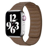 Apple Watch (42/44/SE/45/46/49mm) Magnetic Lippa Finewoven Strap - Brown