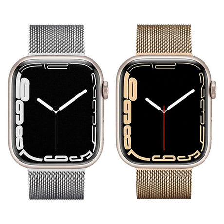 Lippa Apple Watch (42/44/SE/45/46/49mm) Magnetic Stainless Steel Strap - Gold