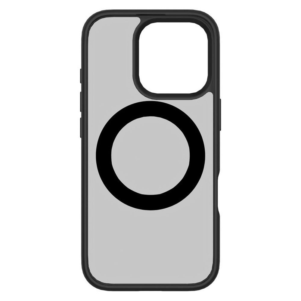 iPhone 16 Pro Lippa Hybrid Plastic Case with 360 Rotating Kickstand - MagSafe Compatible - Matte / Black