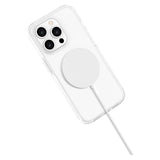 iPhone 15 Pro Lippa Hybrid Plastic Case - MagSafe Compatible - Transparent / White
