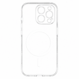iPhone 15 Pro Lippa Hybrid Plastic Case - MagSafe Compatible - Transparent / White