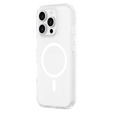iPhone 16 Pro Lippa Hybrid Plastic Case - MagSafe Compatible - Transparent / White
