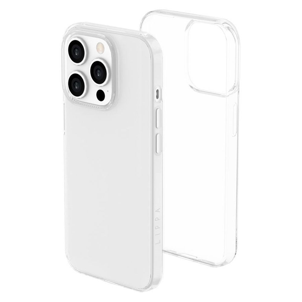 iPhone 15 Pro Lippa Slim Flexible Plastic Case - Transparent