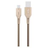 GreyLime 15W Braided USB-A to USB-C Cable 50 cm - Beige