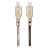 GreyLime 60W Braided USB-C to USB-C Cable 3 m - Beige