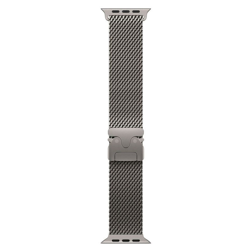 Apple Watch (38/40/SE/41/42mm) Lippa Titanium Strap with Lock - Silver