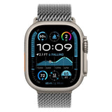 Apple Watch (42/44/SE/45/46/49mm) Lippa Stainless Steel Strap with Lock - Silver