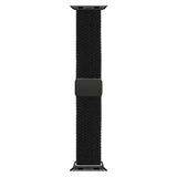 Apple Watch (38/40/SE/41/42mm) Lippa Nylon Strap with Magnetic Lock - Black