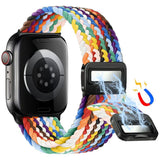 Apple Watch (42/44/SE/45/46/49mm) Lippa Nylon Strap with Magnetic Lock - Multicolored