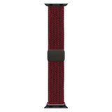 Apple Watch (42/44/SE/45/46/49mm) Lippa Nylon Strap with Magnetic Lock - Red