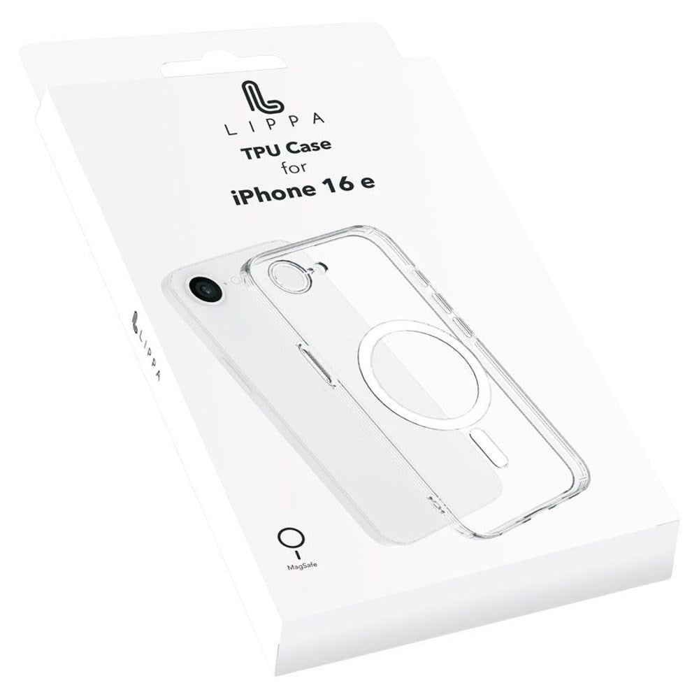 iPhone 17e / 16e Lippa Flexible Plastic Case - MagSafe Compatible - Transparent