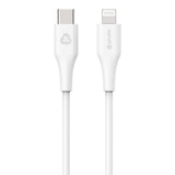 eSTUFF INFINITE MFI 1 m USB-C to Lightning Cable - 12W - 100% Recycled Plastic - White