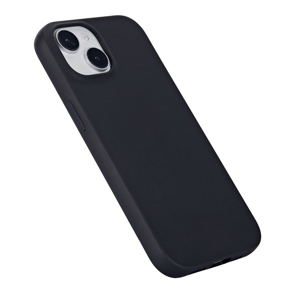 eSTUFF iPhone 15 INFINITE VIENNA Flexible Plastic Case - 100% Recycled Plastic - Black