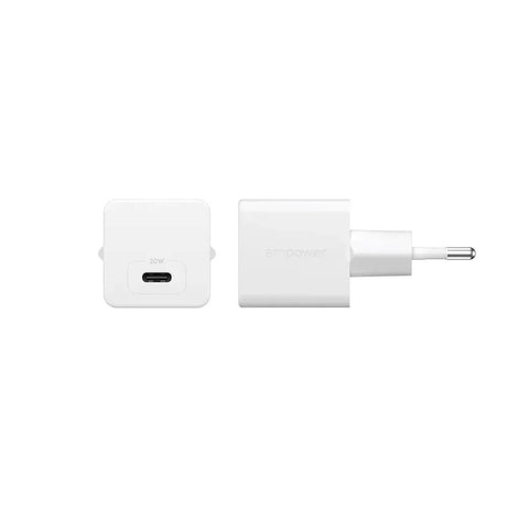 empower by PanzerGlass Turbo 30W Wall Charger with 1x USB-C – Silver White