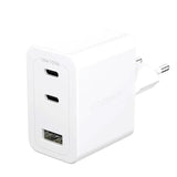 empower by PanzerGlass Turbo 70W Wall Charger with 1x USB-A & 2x USB-C - Silver White