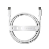 empower by PanzerGlass Racing 60W USB-C to USB-C Cable – 2m – Silver White