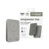 empower by PanzerGlass empower Bank - 10.000 mAh - Qi2 / MagSafe Compatible - Titanium