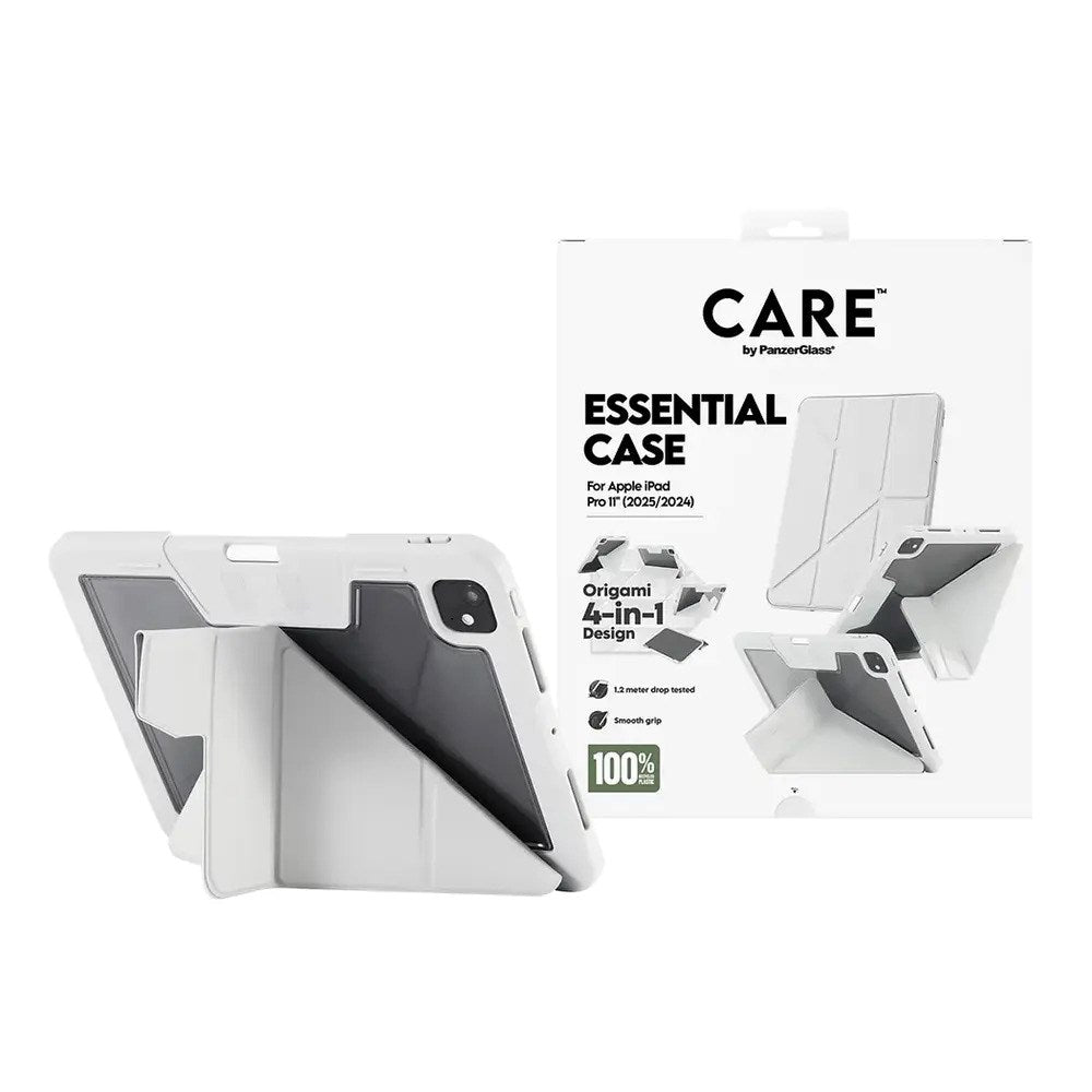 iPad Pro 11" (2025 / 2024) Care by PanzerGlass Essential Case - Standing Function - Grey