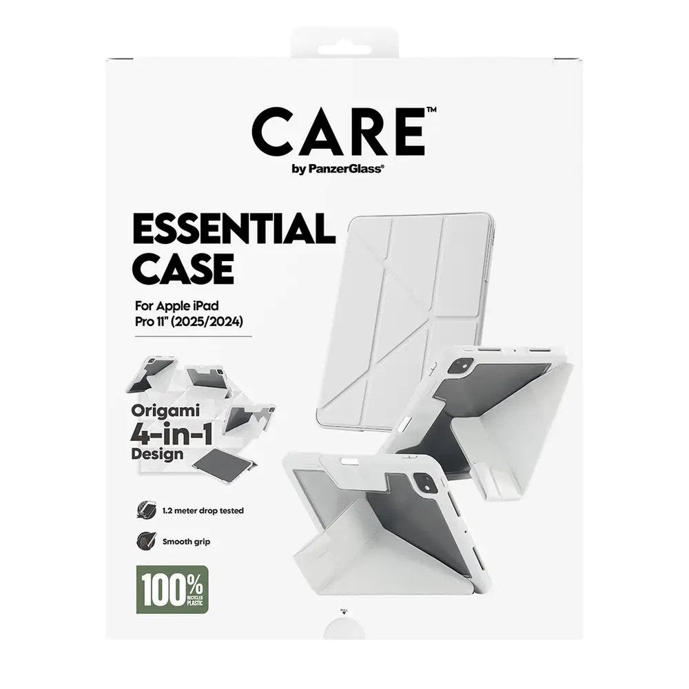 iPad Pro 11" (2025 / 2024) Care by PanzerGlass Essential Case - Standing Function - Grey