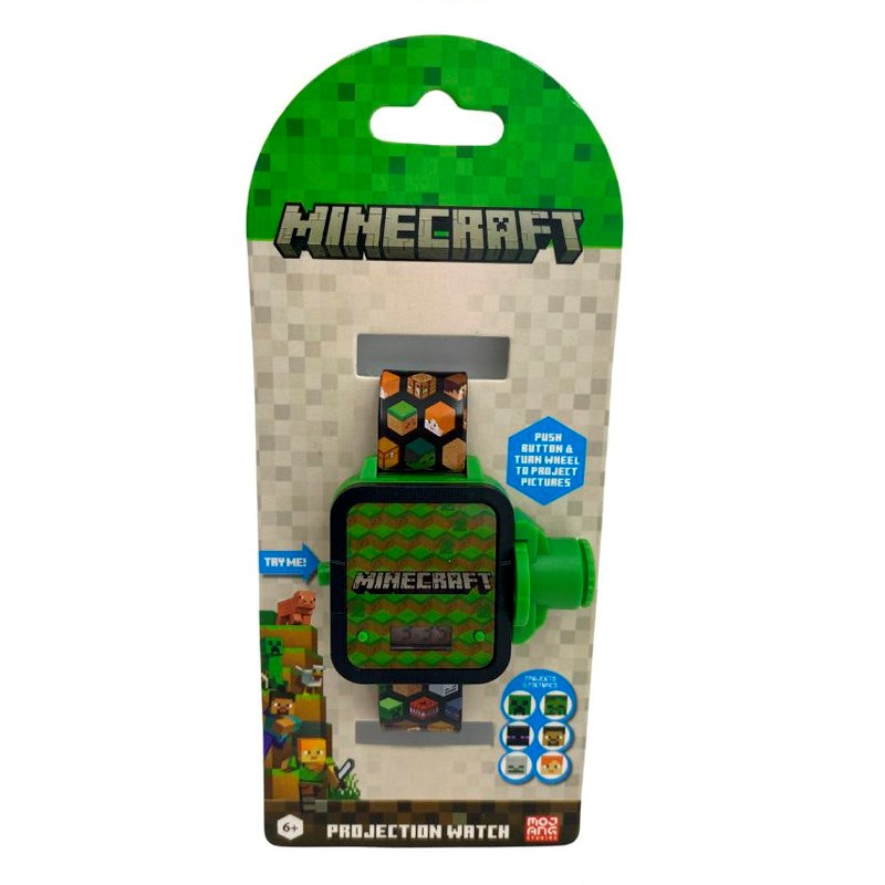 Accutime Smartwatch for Kids with Projector - Minecraft