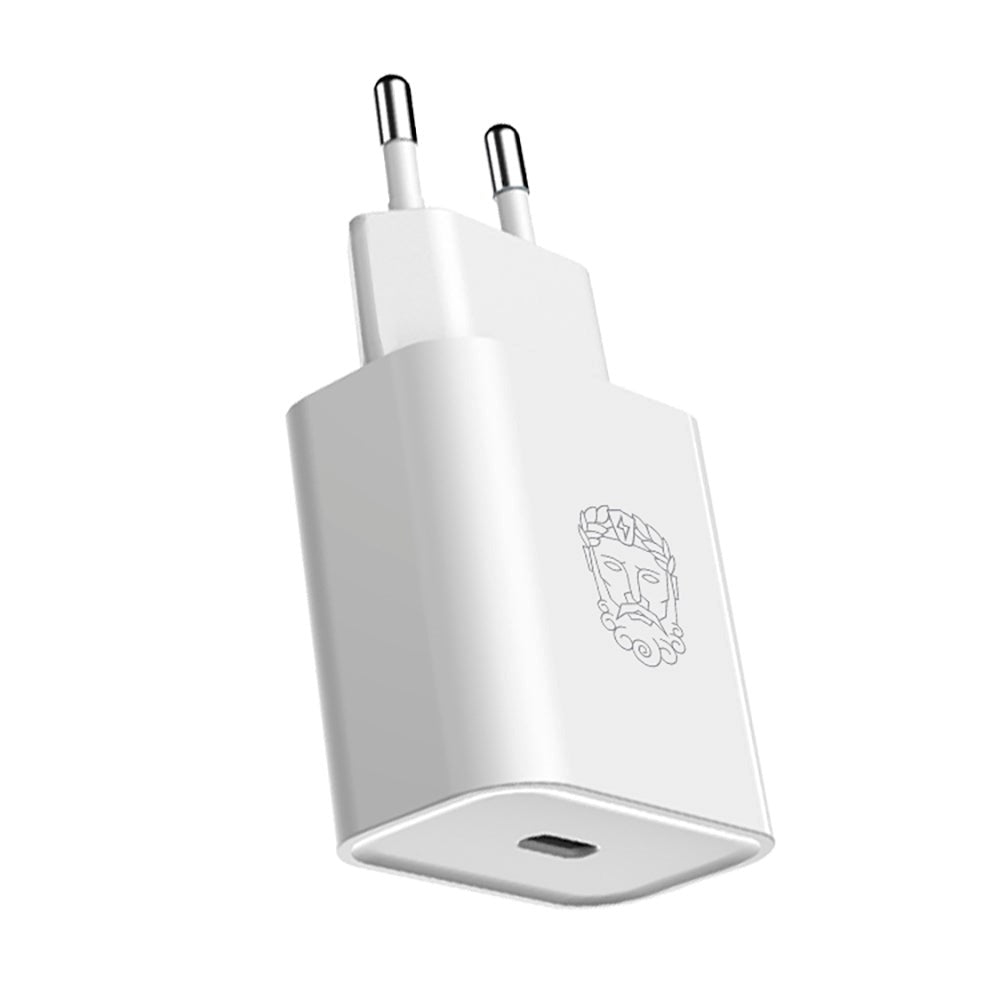 Upström Circular PD 20W Sustainable Wall Charger with USB-C - White