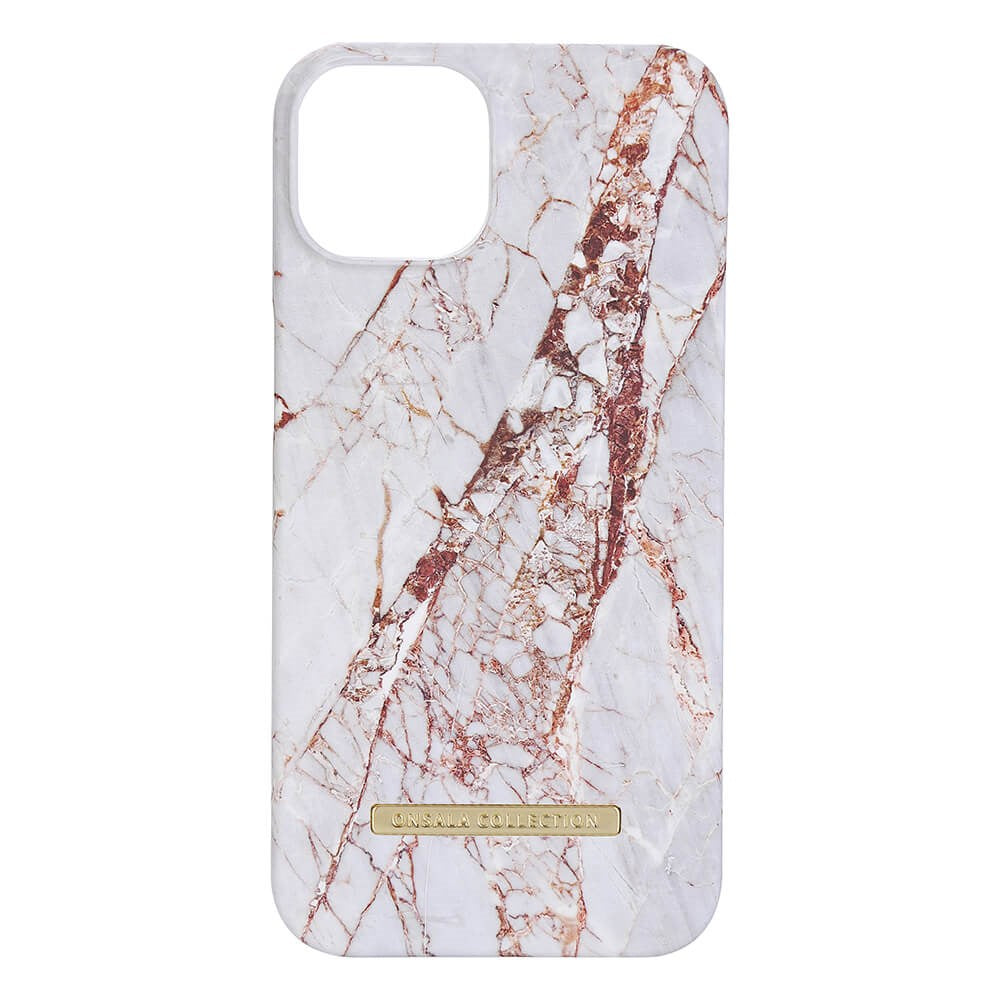 iPhone 14 Plus GEAR ONSALA Fashion Collection Cover - Magnetisk - White Rhino Marble