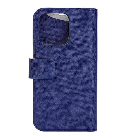 iPhone 14 Pro Onsala Fashion Collection Wallet Case w. Magnet - Navy Blue