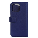 iPhone 14 Pro Max Onsala Fashion Collection Wallet Case w. Magnet - Navy Blue