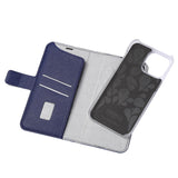 iPhone 14 Pro Max Onsala Fashion Collection Wallet Case w. Magnet - Navy Blue