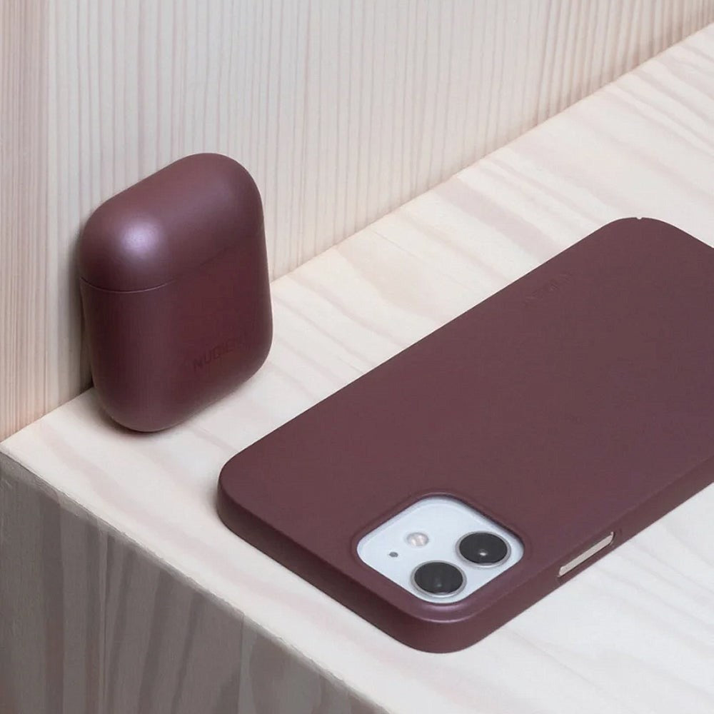 Nudient AirPods (1 & 2. gen.) Thin Case - Sangria Red